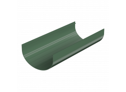 ТН ОПТИМА 120/80 мм, водосточный желоб пластиковый (3 м), зеленый, шт.